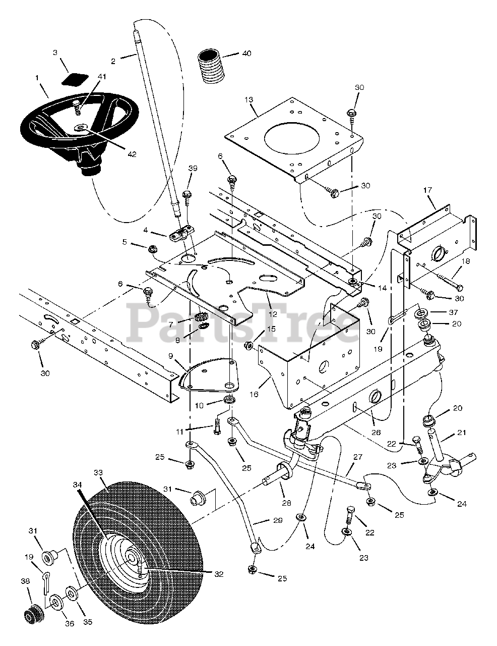 Scotts lawn online tractor parts