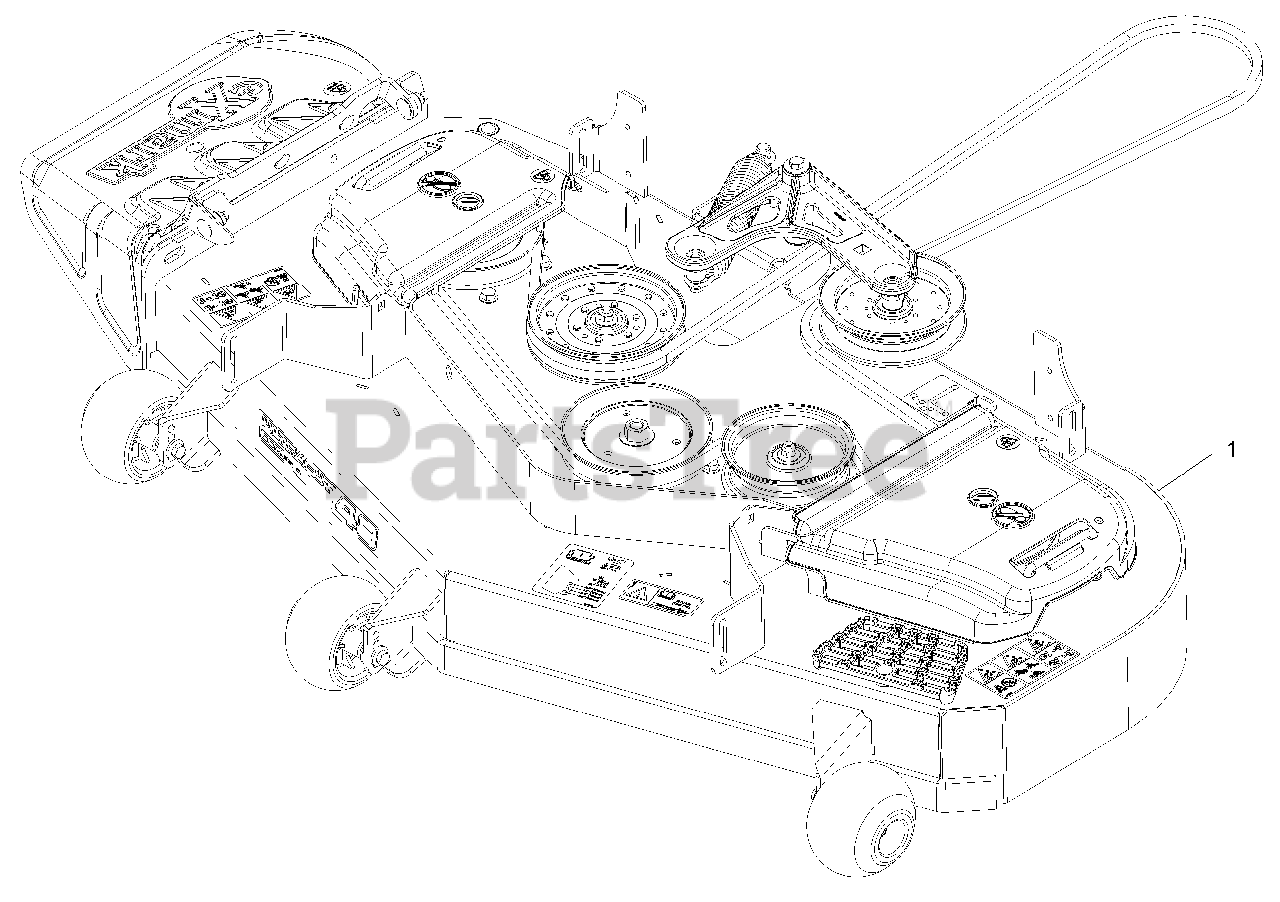 Exmark RAS710CKC48300 Exmark 48" Radius SSeries ZeroTurn Mower