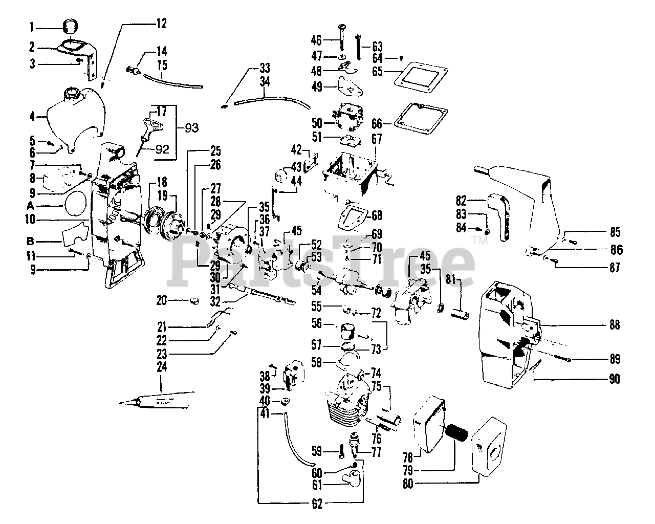 Weed Eater Weed Eater String Trimmer Engine Assembly Parts My Xxx Hot