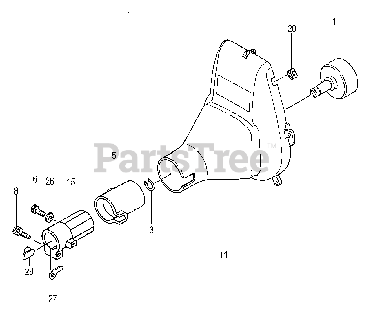 Tanaka TBC270PFD Tanaka Brush Cutter Fan Case, Clutch Drum Parts