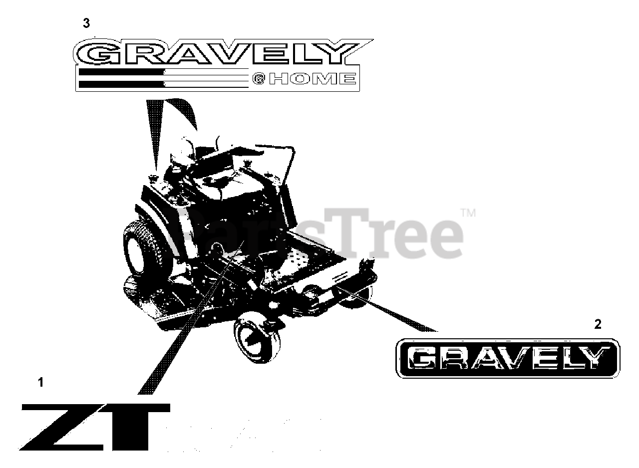 Gravely 915042 (ZT 1540) Gravely 40" ZeroTurn Mower, 15hp Kohler (SN
