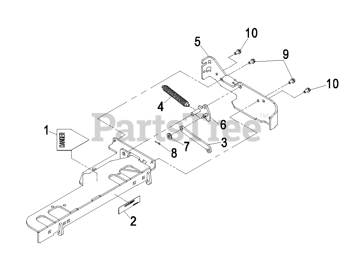 Exmark OCD01 - Exmark Operator Controlled Discharge Components For 109