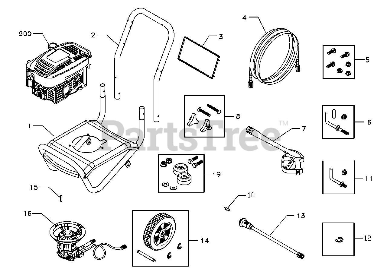 Speed Clean 19090 Speed Clean 2,300 PSI Pressure Washer Main Unit