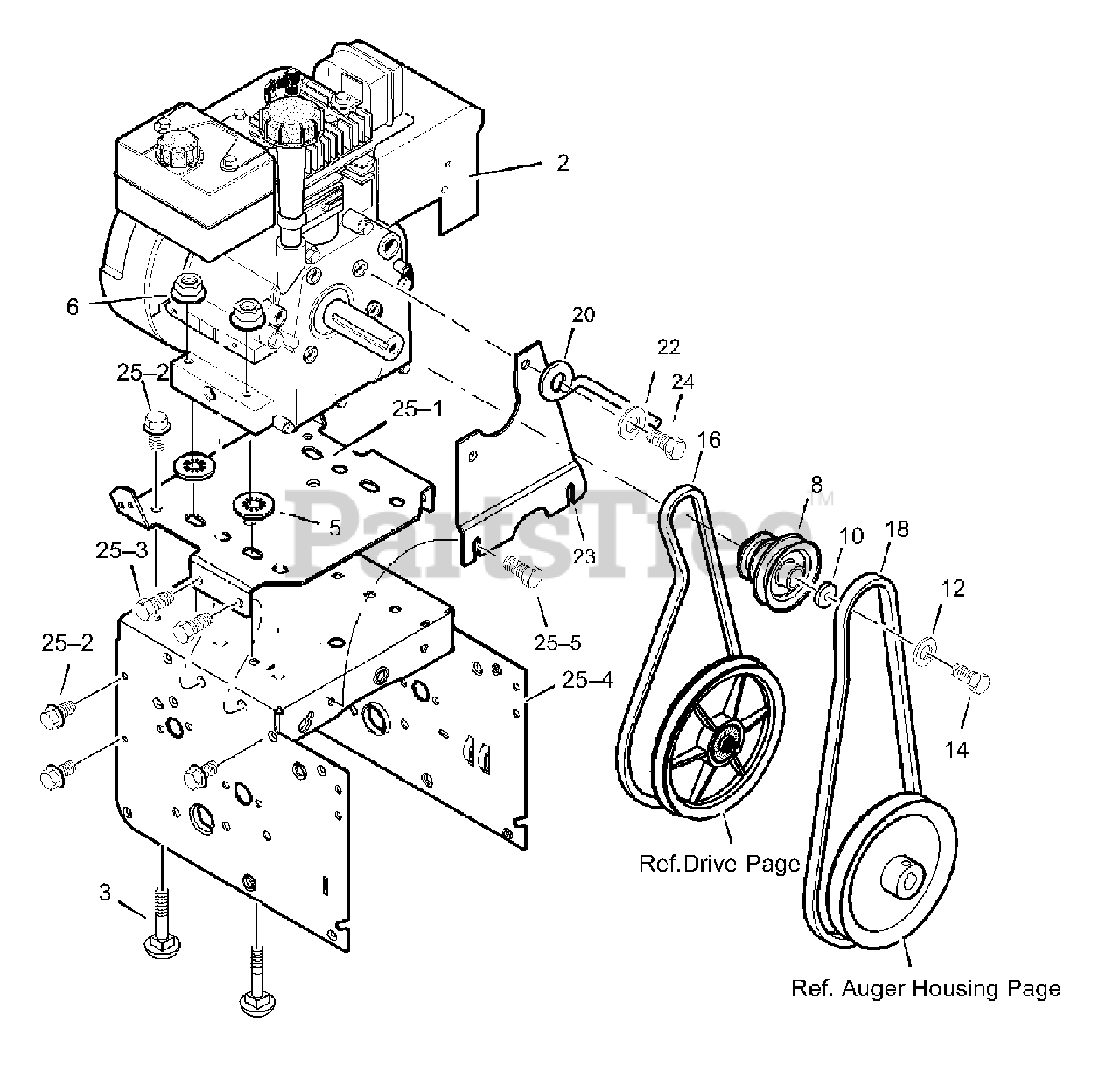 Craftsman C950521212 Craftsman 29" Snow Thrower, Canada (2002