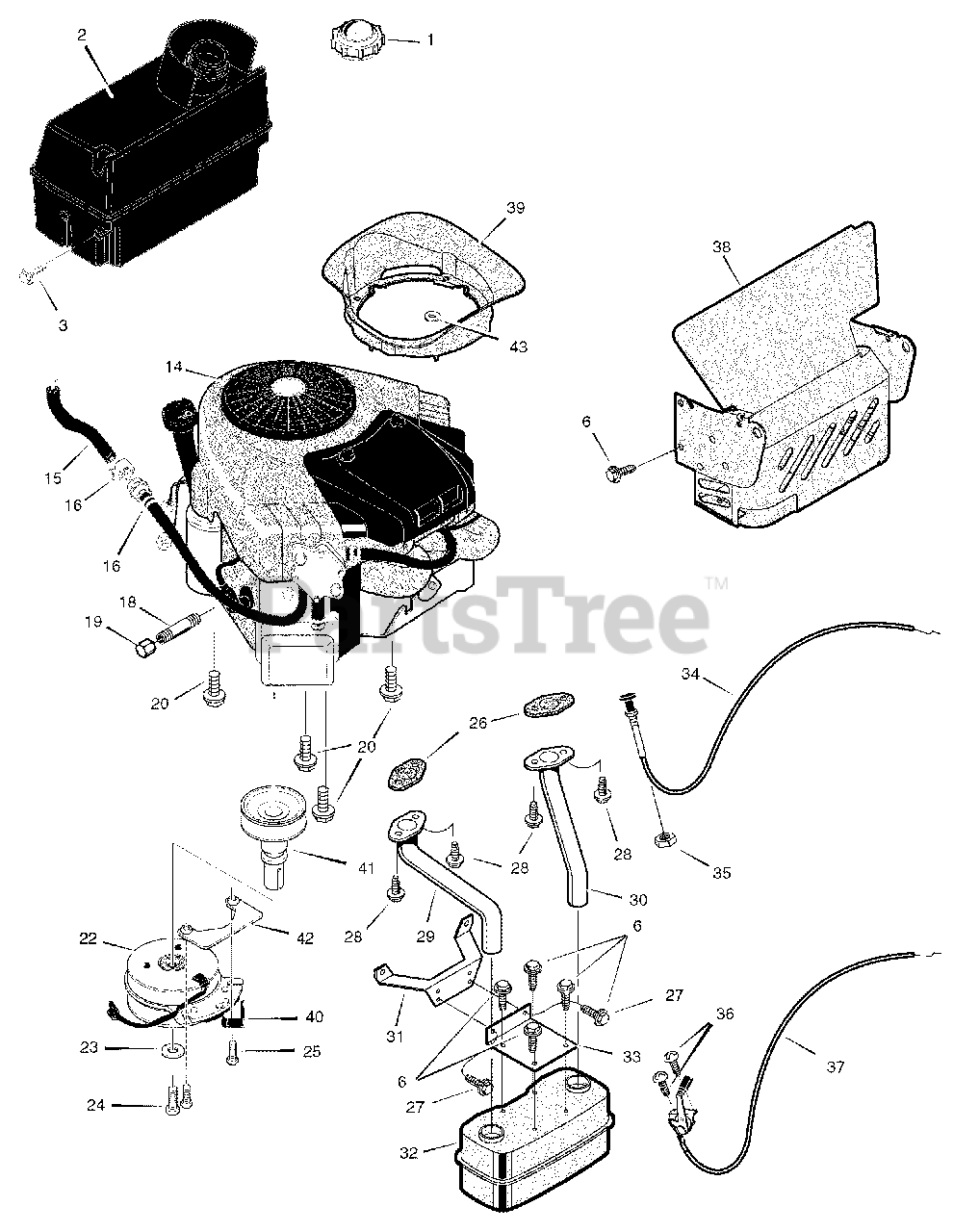 Craftsman C950604700 Craftsman 42" Lawn Tractor, Canada (2004