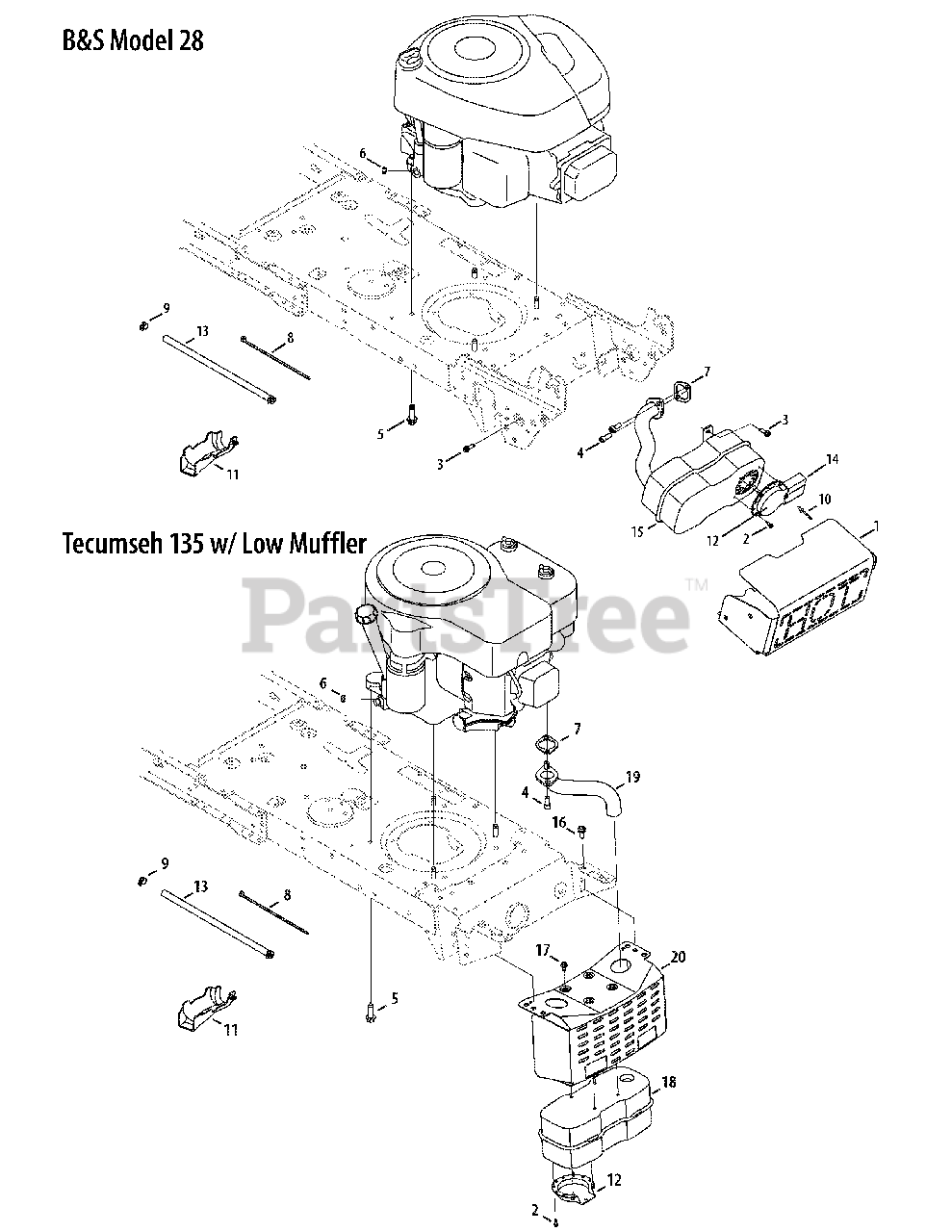 Yard online machine muffler