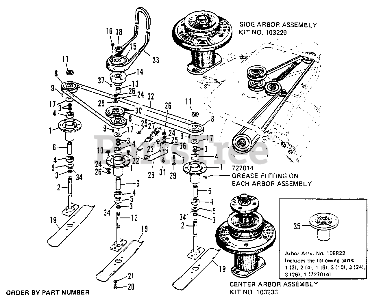 Simplicity 48 inch mower deck parts deals