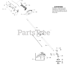 poulan pro brush cutter parts