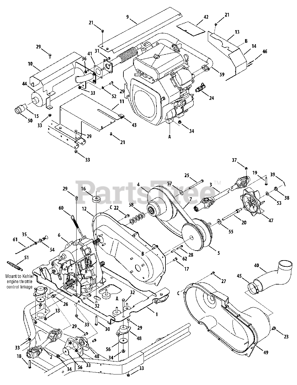 Cub Cadet Volunteer Wiring Diagram from www.partstree.com