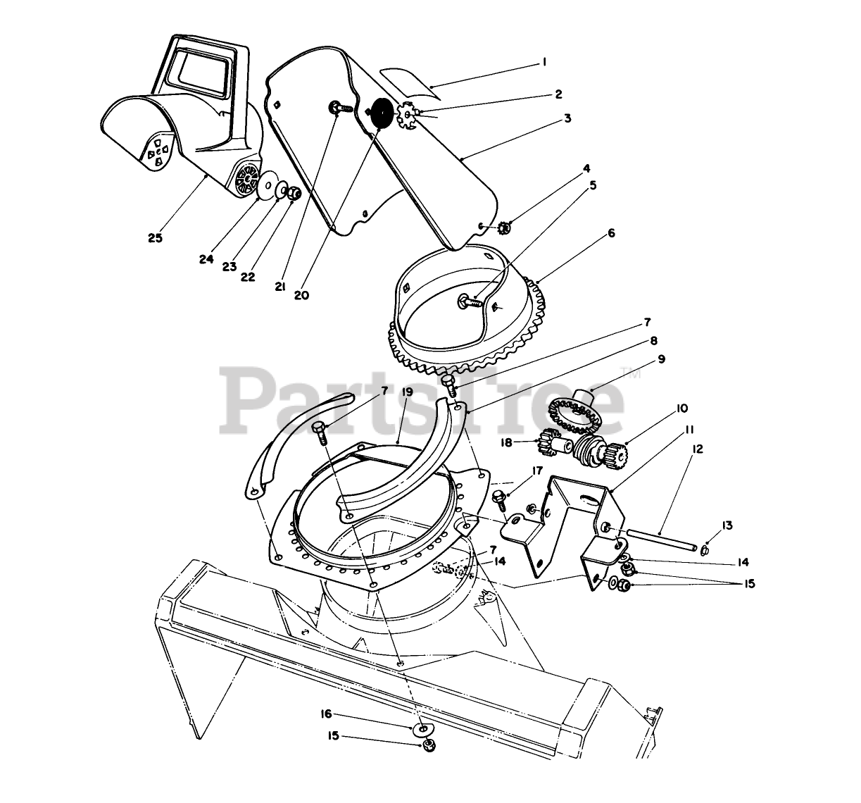 Toro 38180 (CCR 2000) Toro Snow Thrower (SN 006000001 006999999