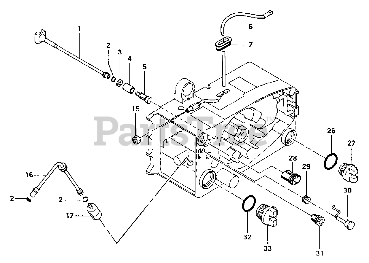 Tanaka ECS330 Tanaka Chainsaw Oil Filter & Pump Filter Parts Lookup