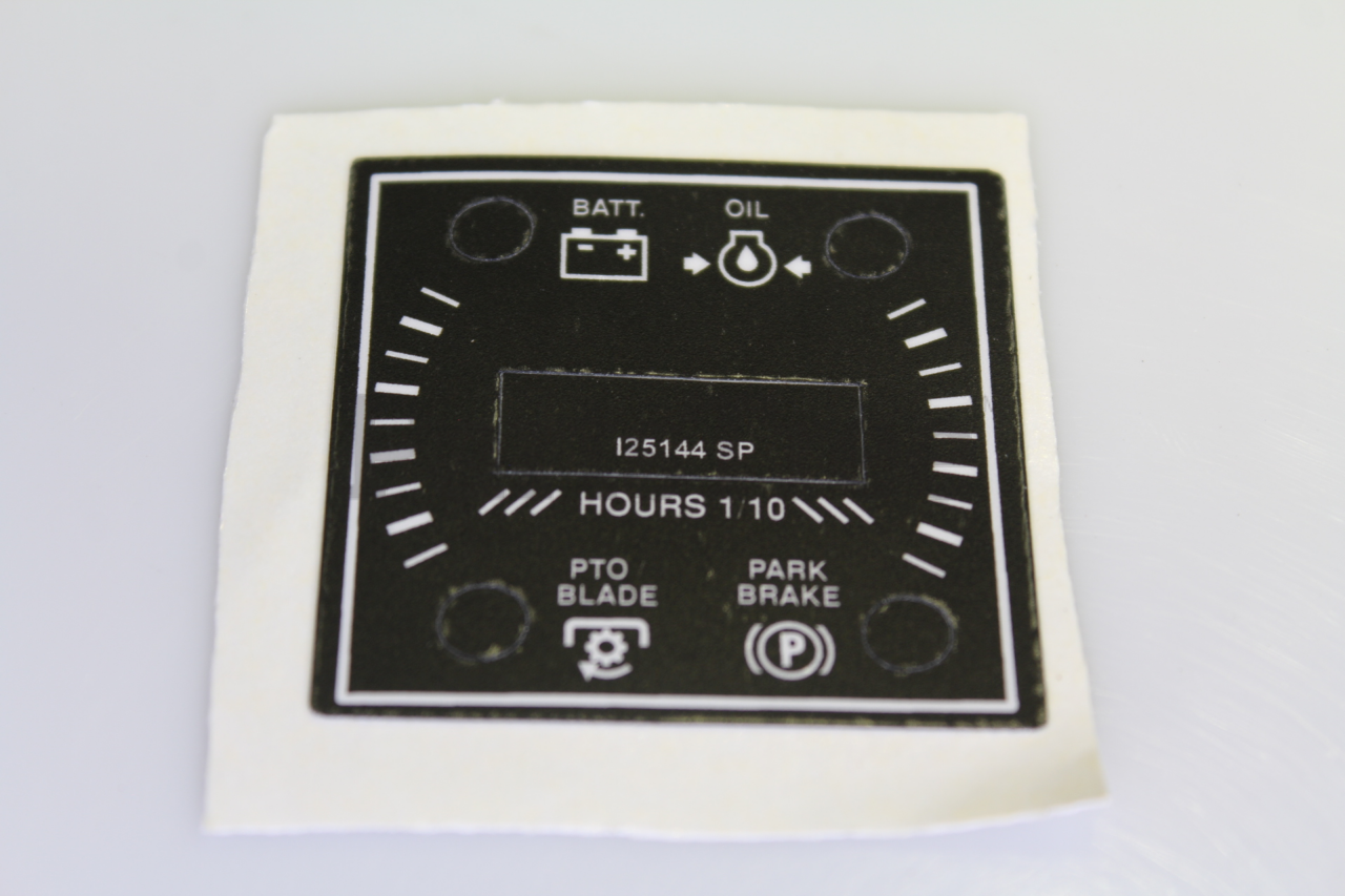 Cub Cadet Repair Part 777I22885 Hour Meter Label PartsTree