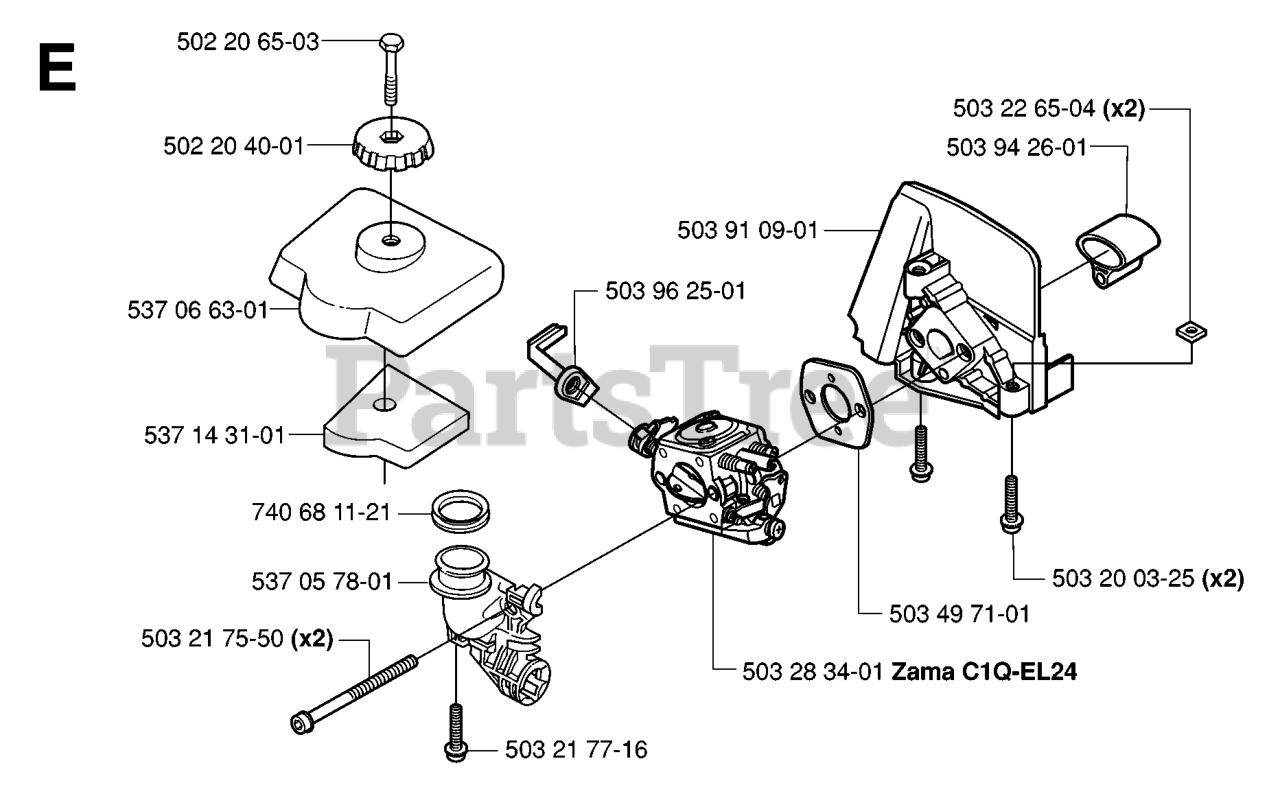 Husqvarna 326 P Husqvarna Pole Saw (SN 20062700001 20062800000