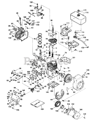 Toro 31625 (524) - Toro Snow Thrower (SN: 005000001 - 005999999) (1975) Parts Lookup with