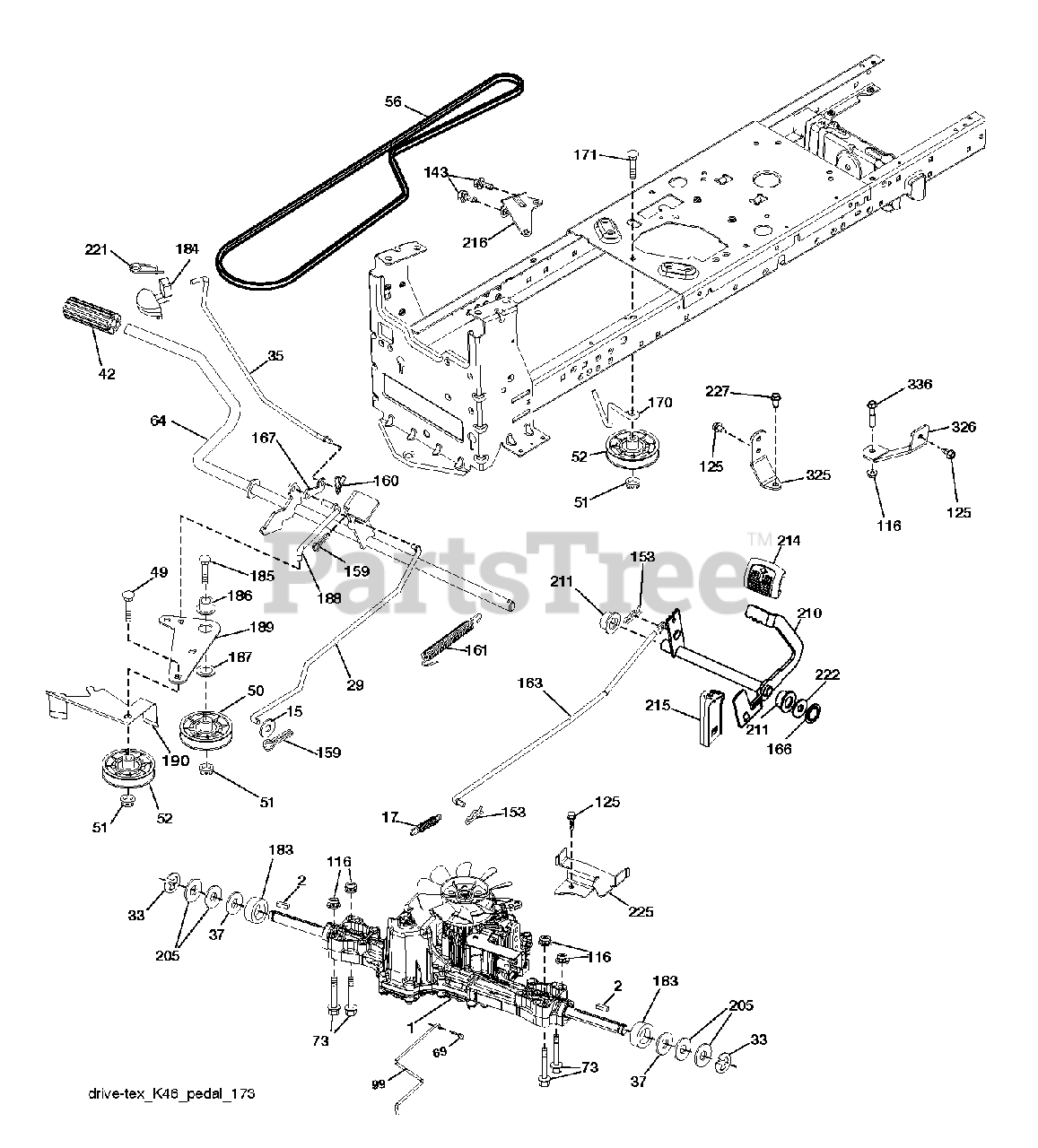 Husqvarna Mowers Yth18542 Parts