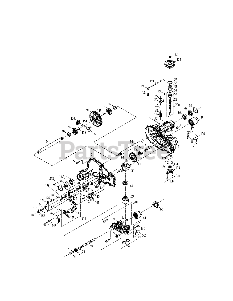 Cub Cadet Gtx 1054  14wk94ak010