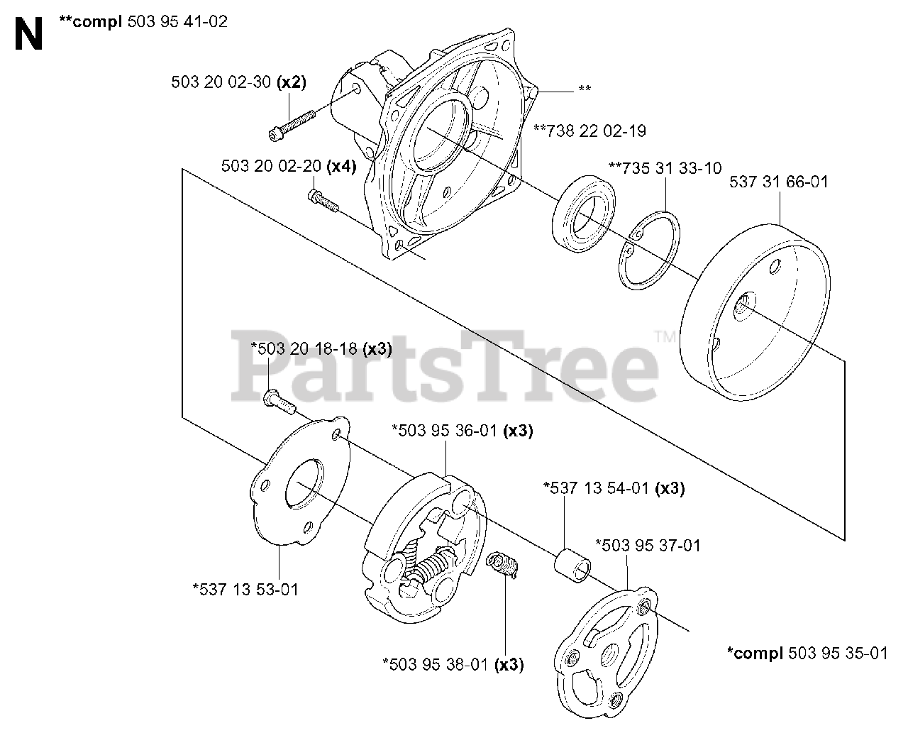 jonsered brush cutter parts