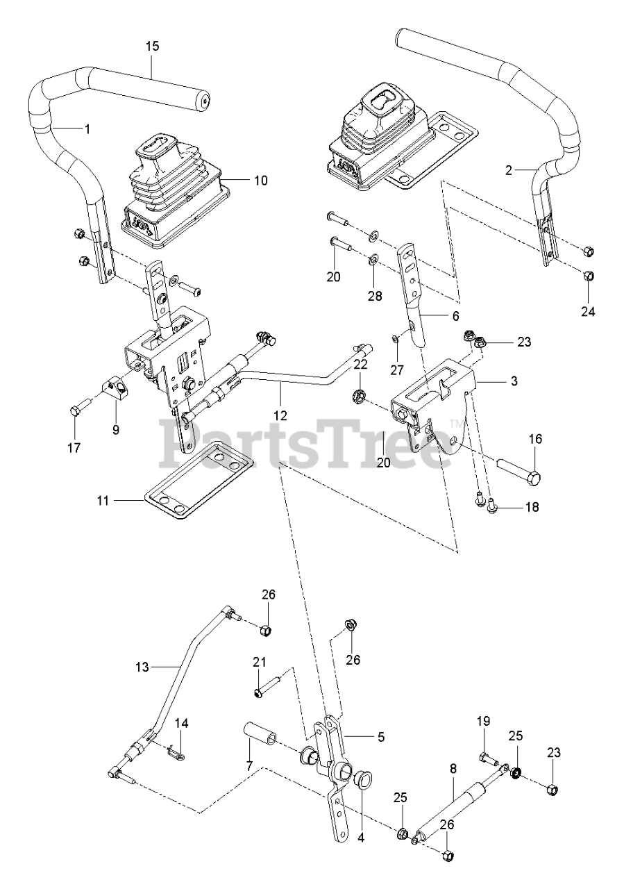 Husqvarna Z 254 (96704520100) Husqvarna 54" ZeroTurn Mower (201509) STEERING Parts Lookup