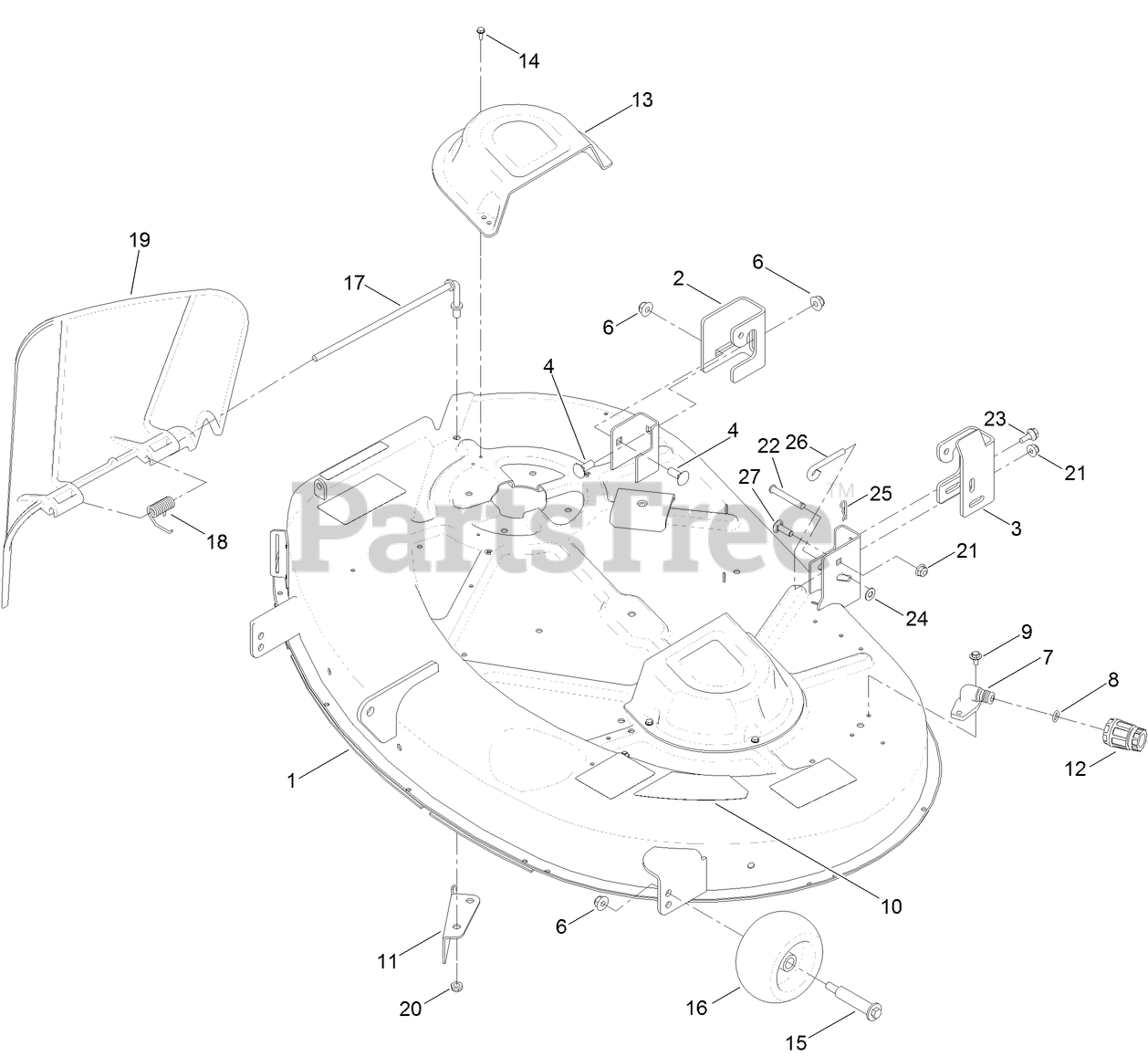 Toro 74722 (SS 4225) Toro TimeCutter ZeroTurn Mower (SN 316000001