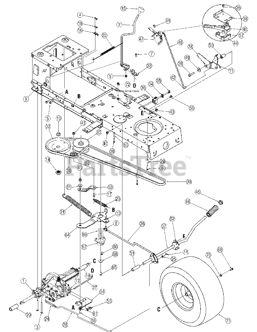 White Outdoor LT-542G (13A2771G790) - White Outdoor Lawn Tractor (2006 ...