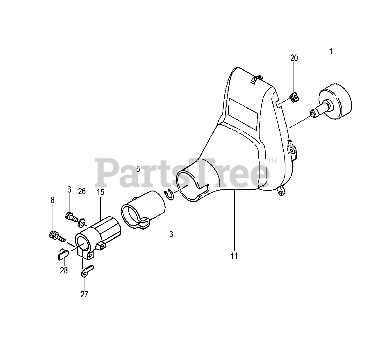 Tanaka TPH270PN Tanaka Articulating Pole Hedge Trimmer Fan Case