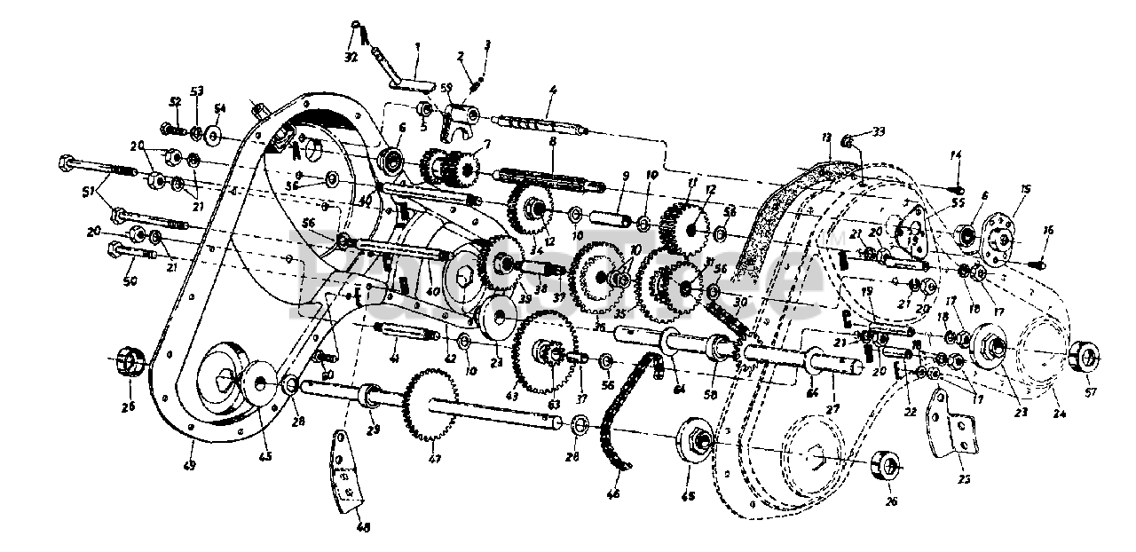 Yard Machines 216 430 000 Yard Machines Tiller 1996 Transmission Parts Lookup with Diagrams PartsTree