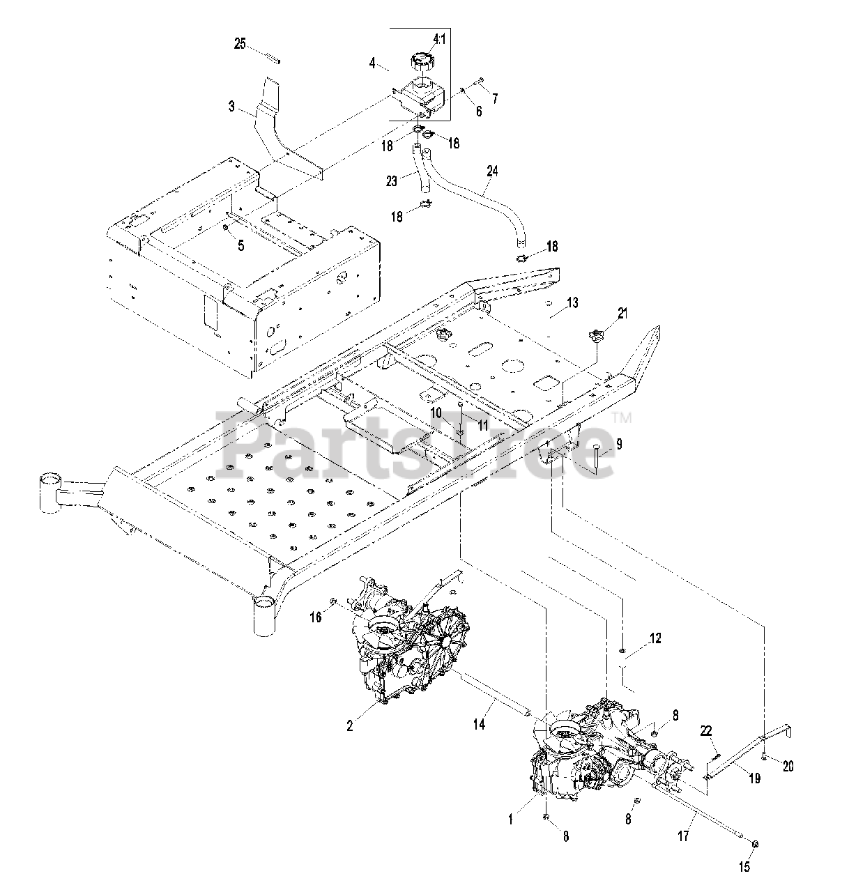Exmark QST22BE482 Exmark 48" Quest ZeroTurn Mower, 22hp Briggs
