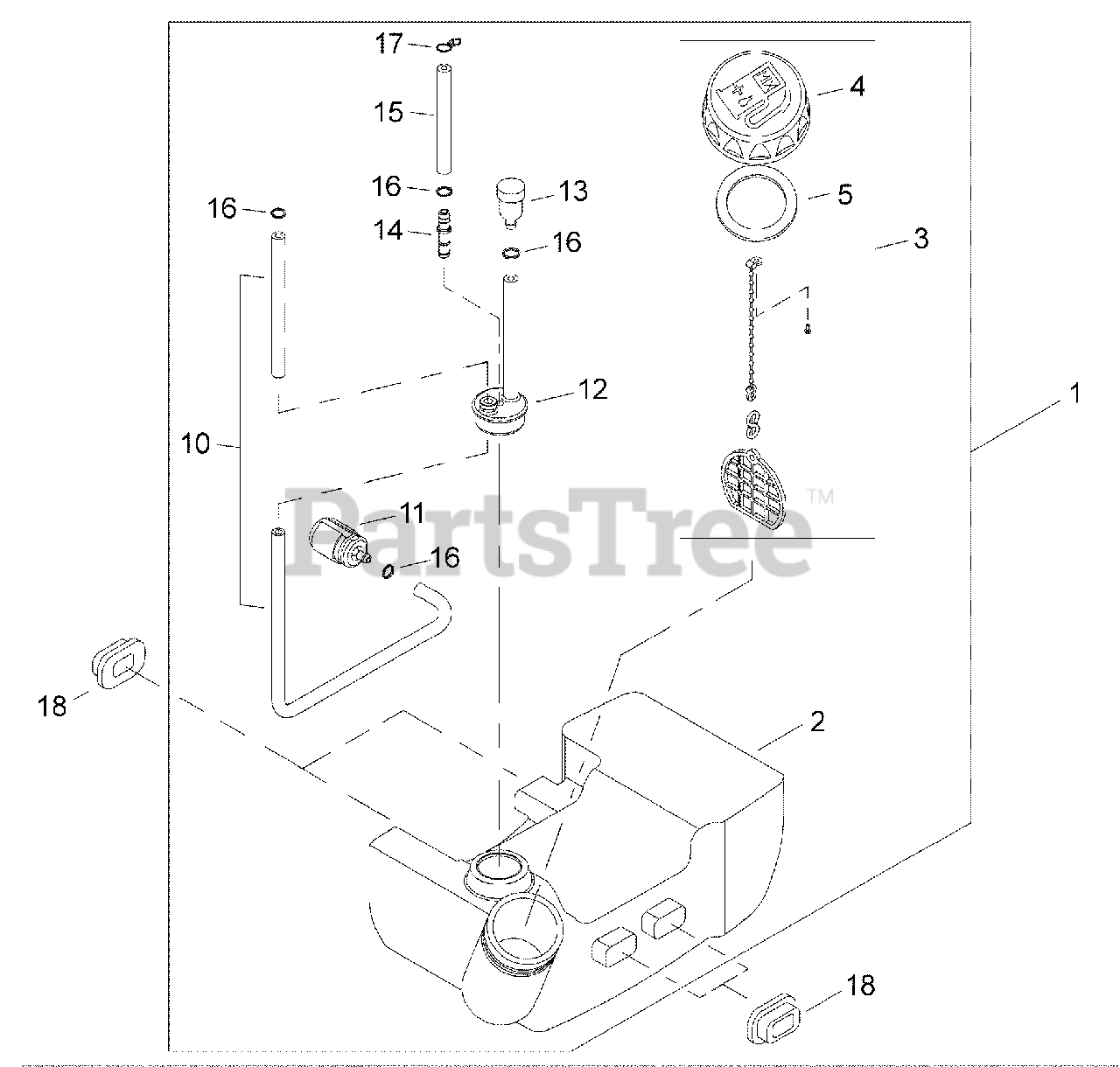Swisher A 4000 Swisher Blower Fuel Tank Parts Lookup with Diagrams