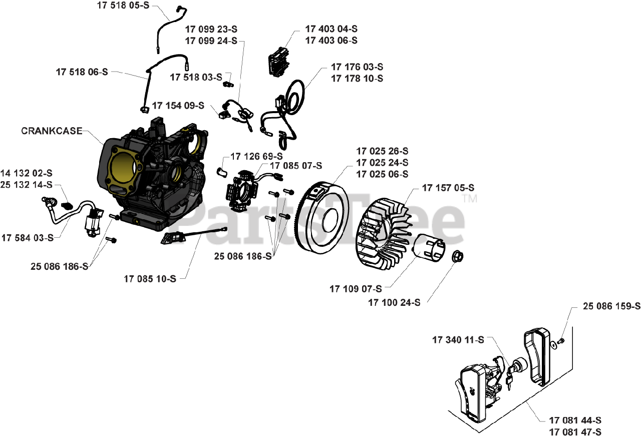 Kohler CH4400014 Kohler Command PRO Engine, Basic Version, 14hp, 10