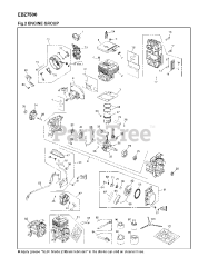RedMax EBZ 7500 - RedMax Backpack Blower (SN: 01200101 & Above) (2014