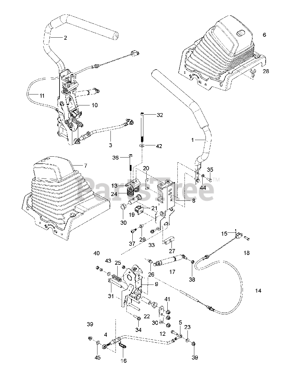 Husqvarna discount steering parts