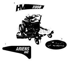 Ariens 815018 (000101 - ) 50 HVZ Bagger Parts Diagram for Bagger Cover  Assembly