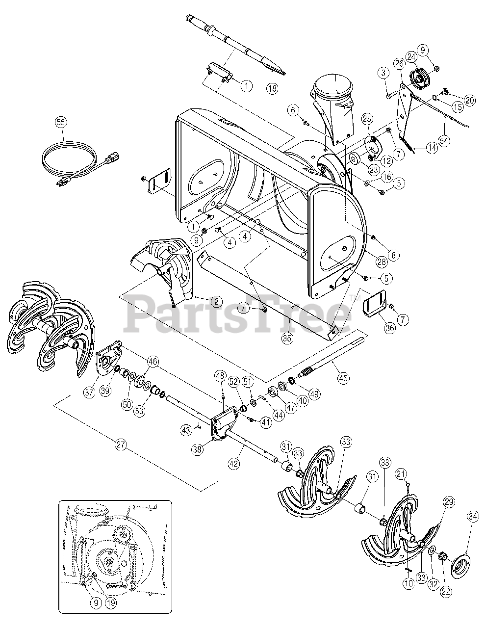 Sears Craftsman Snow Blower Parts