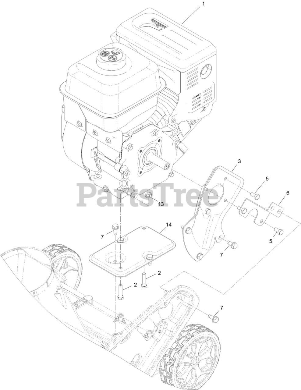 Toro 38756 (721 QZE) Toro 21" Power Clear Snow Thrower (SN 411800000