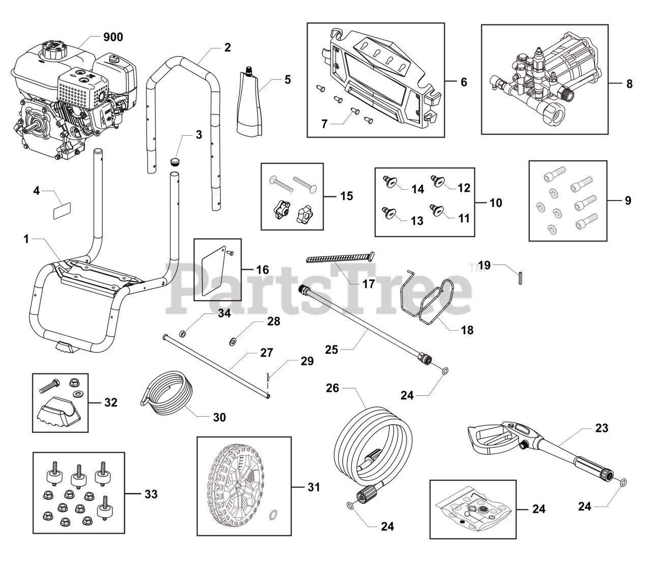 Craftsman CMXGWAS02083800 Craftsman 2,800 PSI Pressure Washer Main