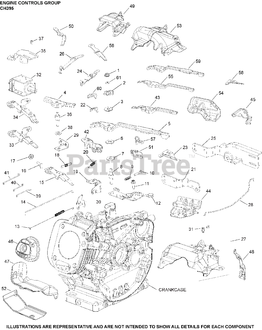 Kohler CH395-3049 - Kohler Command PRO Engine, Basic Version, 9.5hp, 7