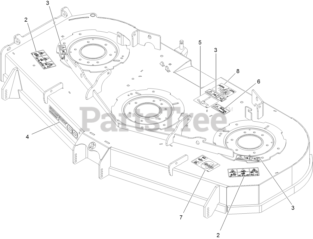 Exmark STS730GKA60400 Exmark 60" Staris SSeries StandOn Mower, Kaw
