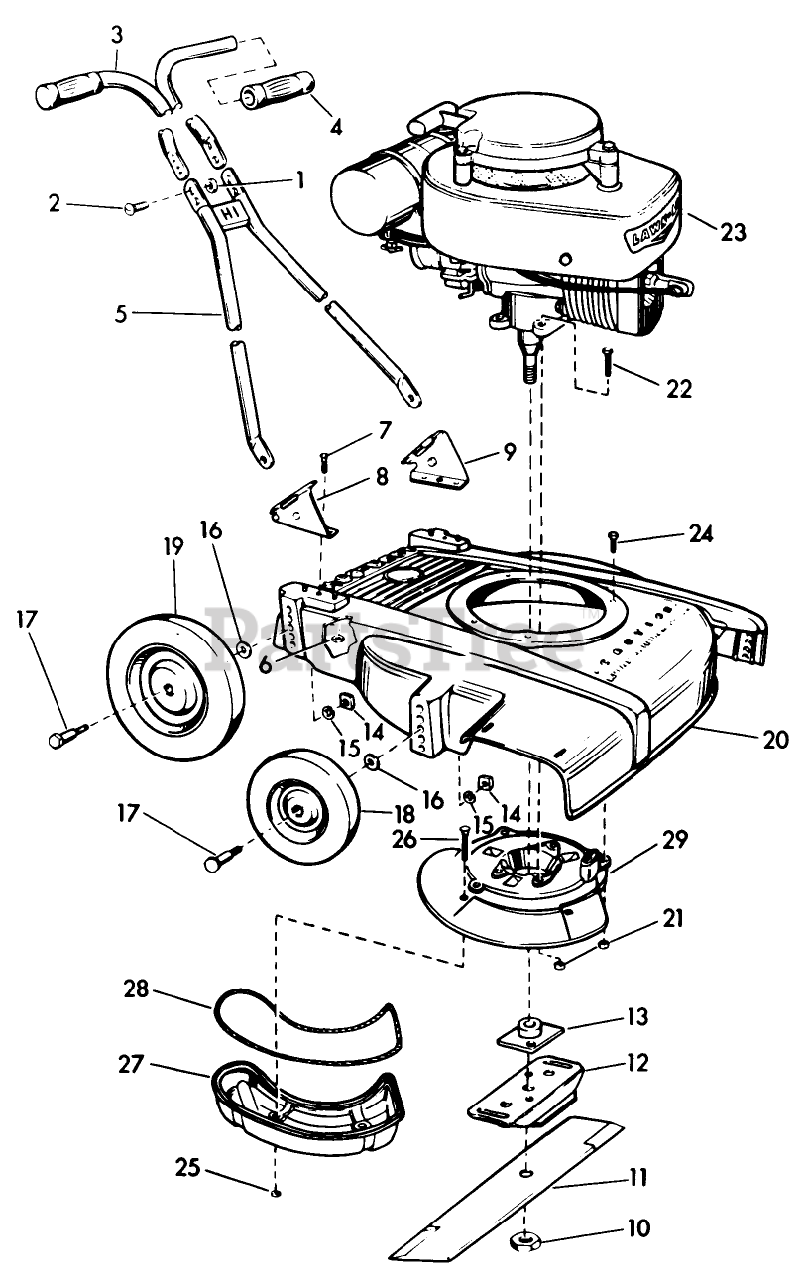 Partstree lawn cheap mower parts