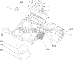 Toro 38517 (CCR 3650) - Toro 20" GTS Snow Thrower (SN: 260010001