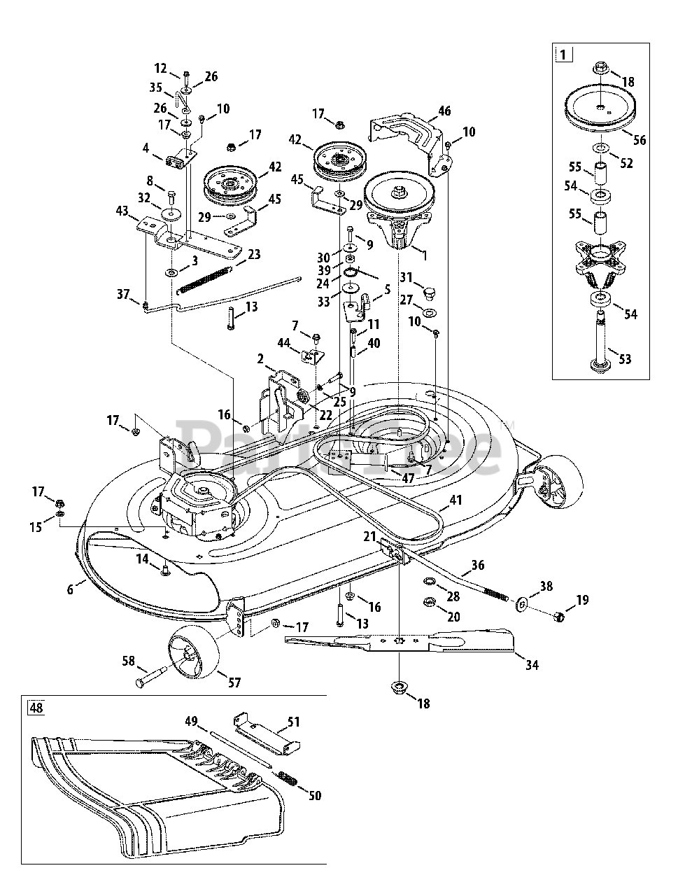 Craftsman 42 Inch Mower Deck Parts Diagram Degraff Family