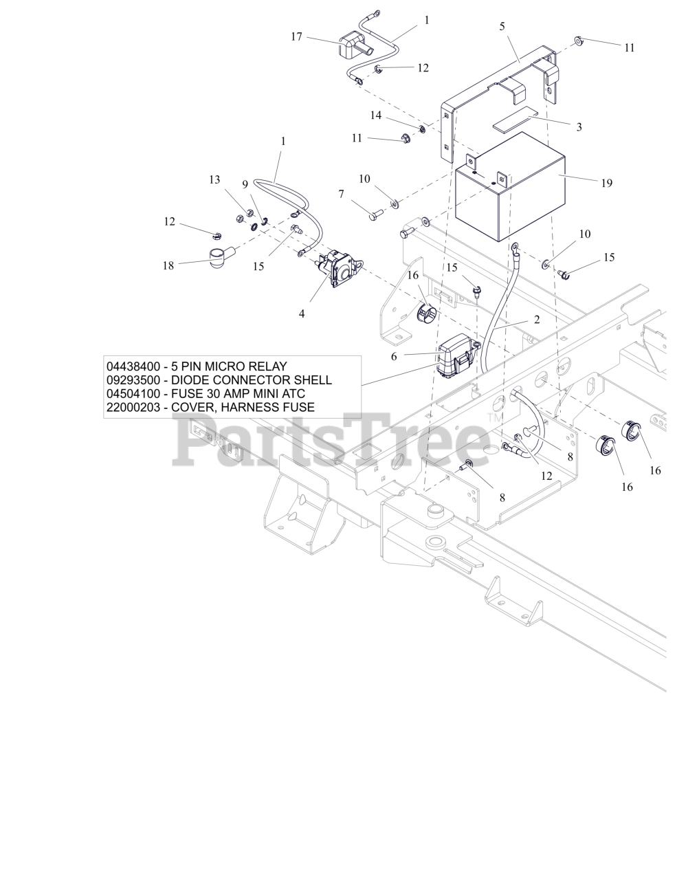Ariens 915268 Ariens Ikon XD 42 Zero Turn Mower 18hp Kawasaki FR SN 050000 Above Electrical Parts Lookup with Diagrams PartsTree