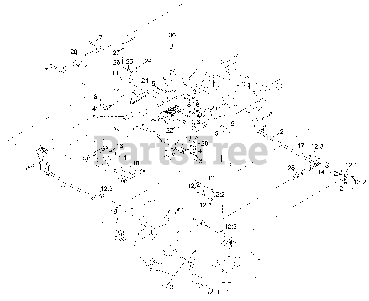 Exmark RAX730GKA604A3 Exmark 60" Radius XSeries ZeroTurn Mower