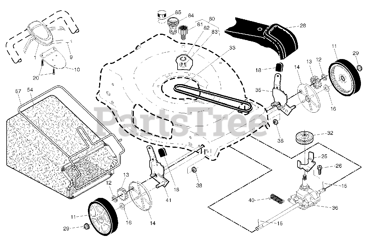 Jonsered lawn mower parts best sale