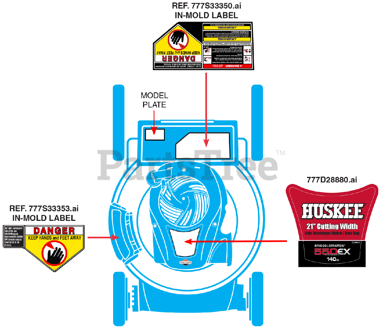 Huskee 550ex top