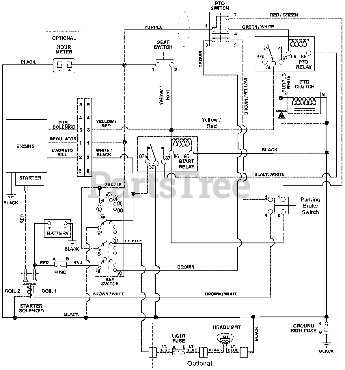 Briggs And Stratton Wiring Diagram 18 Hp from www.partstree.com