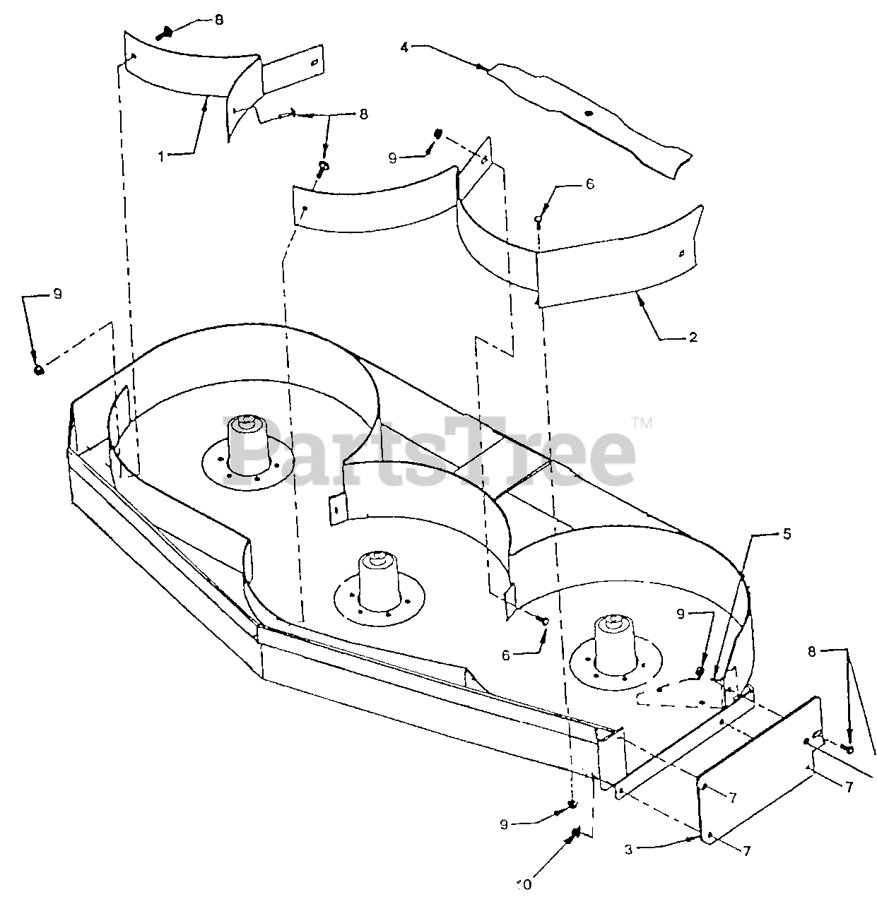 Exmark MK48M3 Exmark 48" Side Discharge Deck Mulching Kit 44" & 48