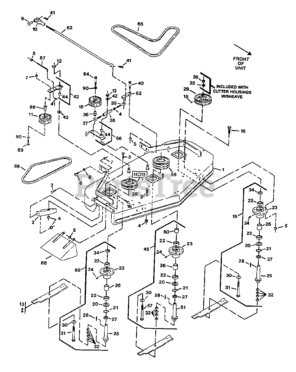 Exmark M4814K5 Exmark 48" Metro WalkBehind Mower, 14hp Kawasaki