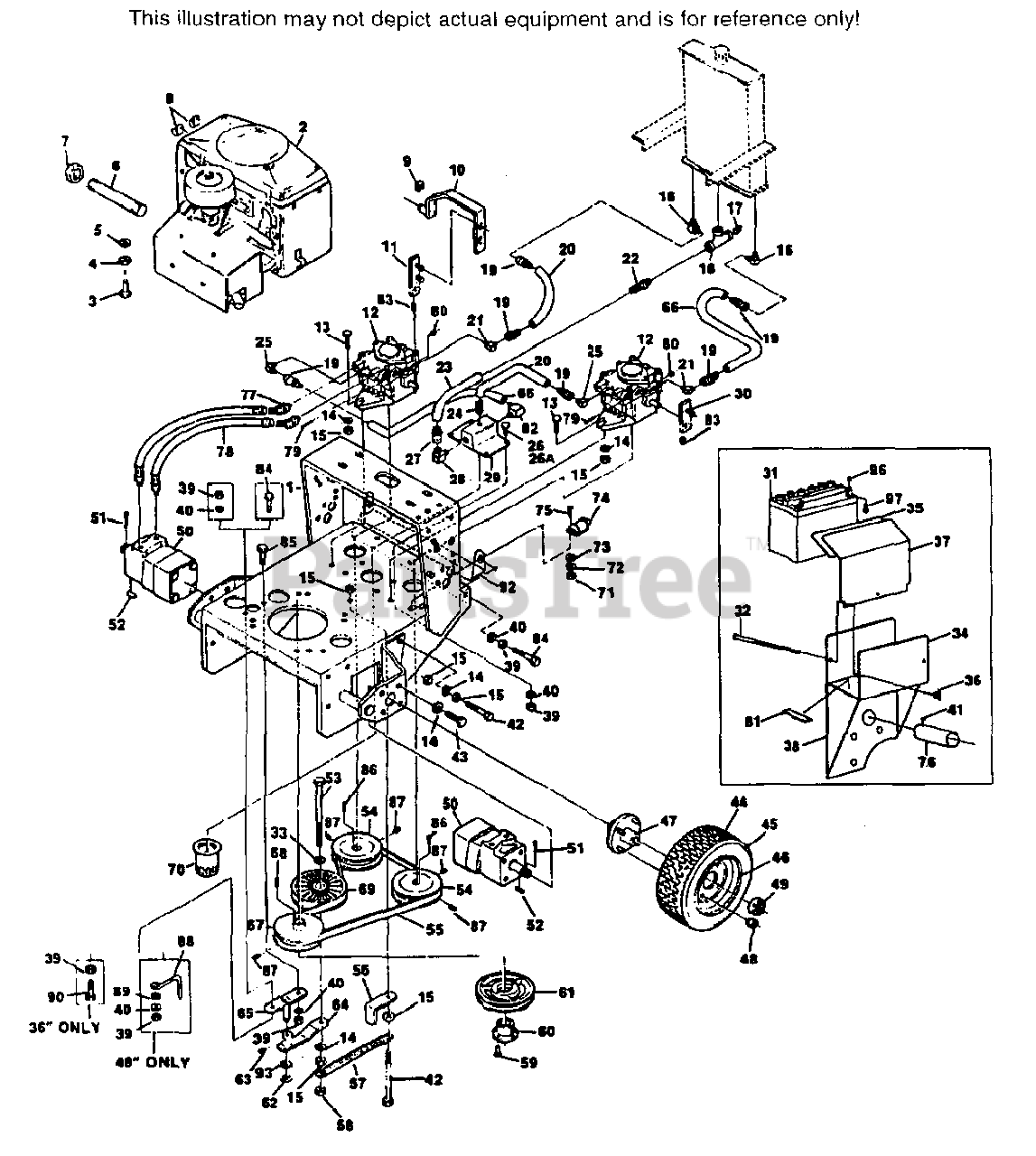 Scag 36 advantage 2025 parts