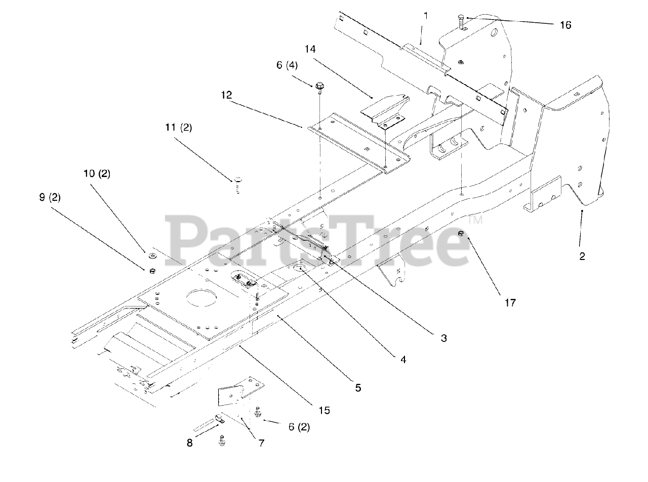Toro 72084 (266-H) - Toro Yard Tractor (SN: 059000001 - 059999999