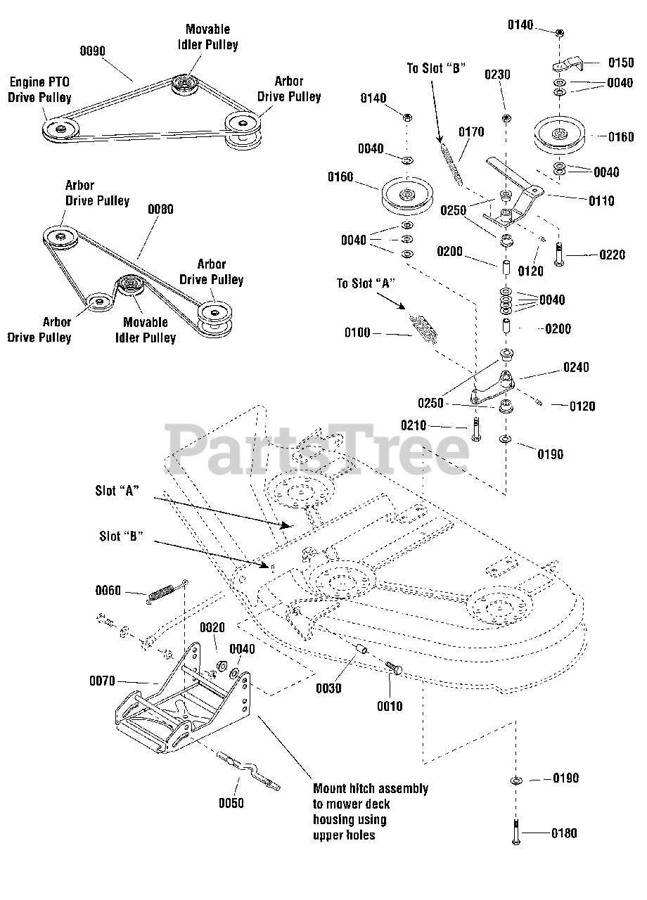 Simplicity 50 inch on sale mower deck parts
